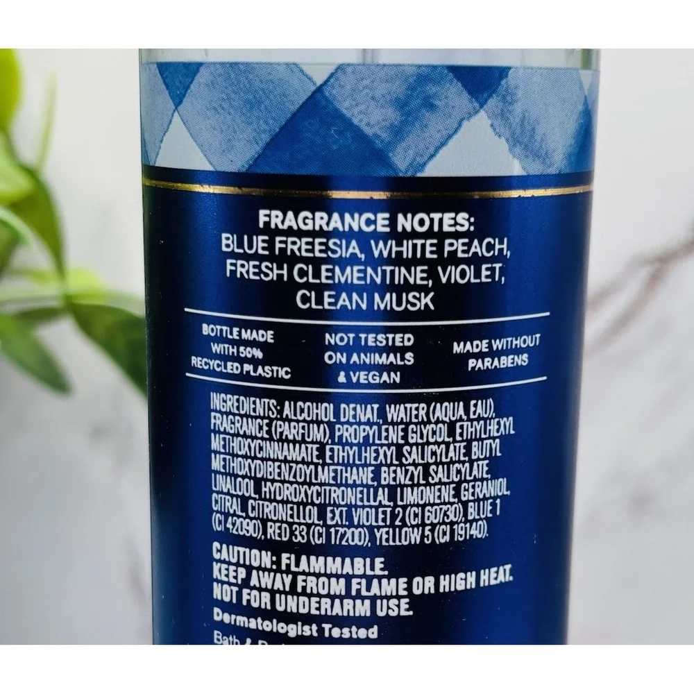 Bath & Body Works Gingham Fine Fragrance Mist~Shower Gel & Travel Mist Set Of 3
